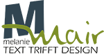 Text trifft Design Logo